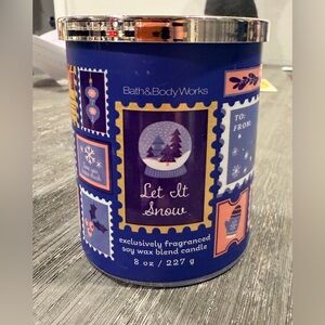 Bath & Body Works Let It Snow Candle